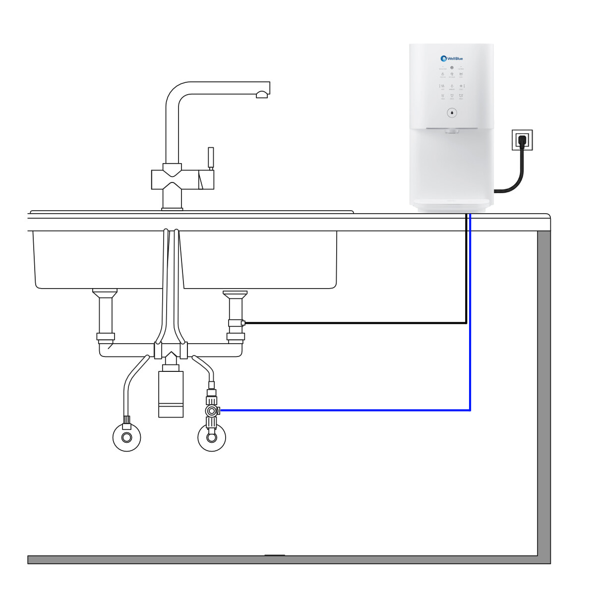 flowAQUA Coway CHP - Installation & Anschluss